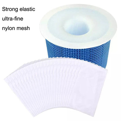 Bâche de protection pour piscine, filtre écumoire de piscine anti-salissures, 10 pièces, 20 pièces, 30 pièces