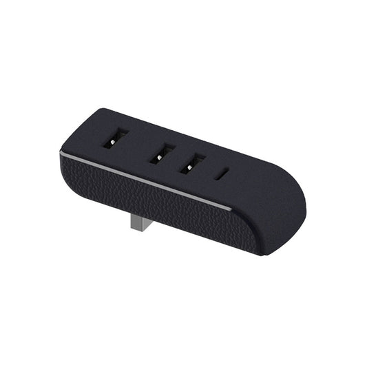 Estación de acoplamiento AH37 con 3 puertos USB + 1 puerto USB-C/USB-C para Tesla Model 3/Y.