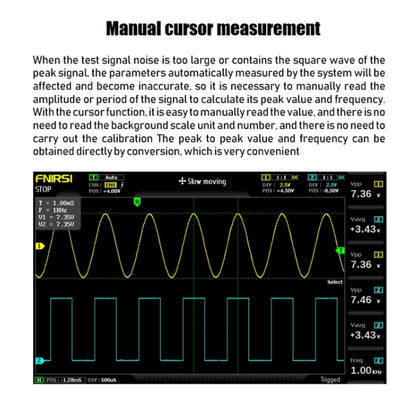 FNIRSI 2 in 1 Dual-channel 100M Bandwidth Digital Oscilloscope 1GS Sampling Signal Generator, US Plug, 1014D, 1014D +P4100 Probe