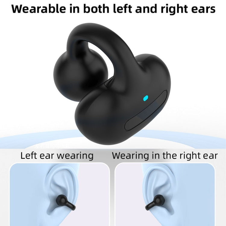 Écouteur Bluetooth stéréo sans fil M-S8 à clip unique, M-S8 Rose simple, M-S8 Bleu simple, M-S8 Noir simple, M-S8 Gris simple