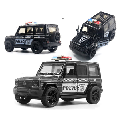 1:36 Véhicule tout-terrain de police, modèle de voiture d'ambulance, jouet pour garçon avec son et lumière, voiture de police, voiture d'ambulance, camion de pompiers, armée