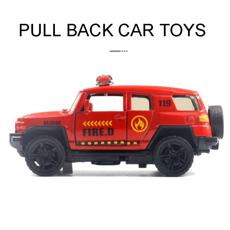 1:36 Véhicule tout-terrain de police, modèle de voiture d'ambulance, jouet pour garçon avec son et lumière, voiture de police, voiture d'ambulance, camion de pompiers, armée