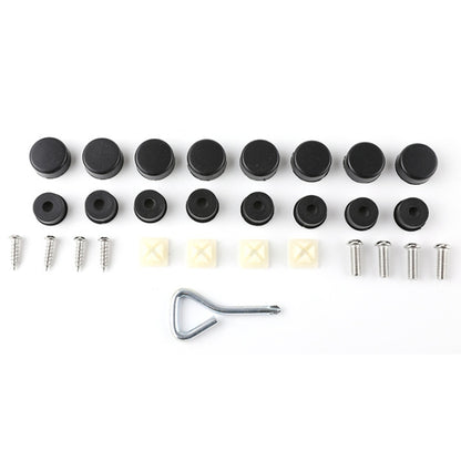 For North American Models Silicone License Plate Frame, Screw Accessories