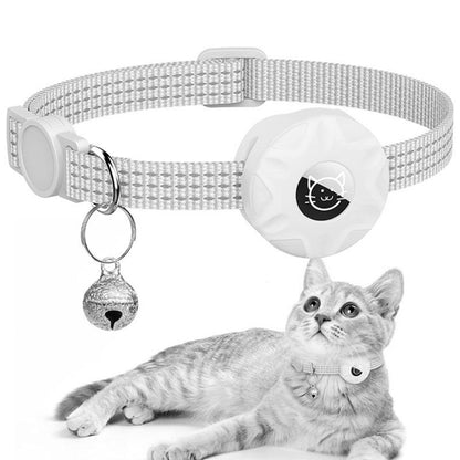 For AirTag 2nd Gen / AirTag 1st Gen Tracker Silicone Case Reflective Pet Cat Collar With Bell