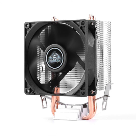 Desktop Computer Double Copper Tube CPU Radiator Super Quiet, 2 Tube Without Light 3-pin Single Fan, 2 Tube Without Light 3-pin Double Fan, 2 Tube Red Light 3-pin Single Fan, 2 Tube Blue Light 3-pin Single Fan, 2 Tube Blue Light 3-pin Double Fan�������...