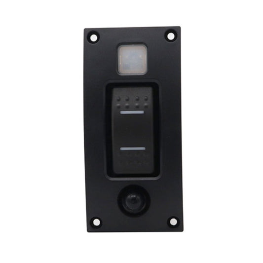 Marine Self-Locking Resetting Switch With Overload Protection Indicator Light, ON-OFF-ON 3 Switch, ON-OFF 2 Switch, ON-OFF-ON 3 Switch (Printed), Square 5V 3.4A Car Charging Panel