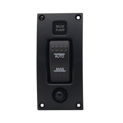 Marine Self-Locking Resetting Switch With Overload Protection Indicator Light, ON-OFF-ON 3 Switch, ON-OFF 2 Switch, ON-OFF-ON 3 Switch (Printed), Square 5V 3.4A Car Charging Panel