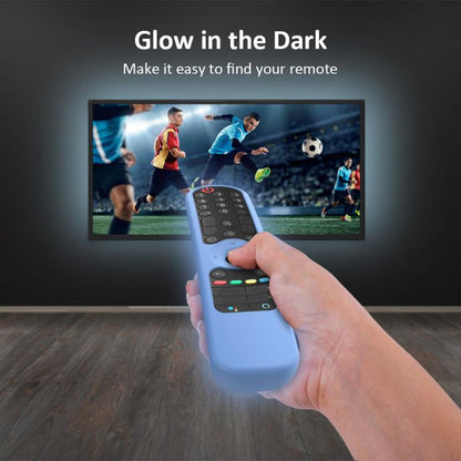 For LG AN-MR21GC / AN-MR21N / AN-MR21GA TV Remote Control Silicone Case, GS0020  Black, GS0020 White, GS0020 Luminous Blue, GS0020 Luminous Green