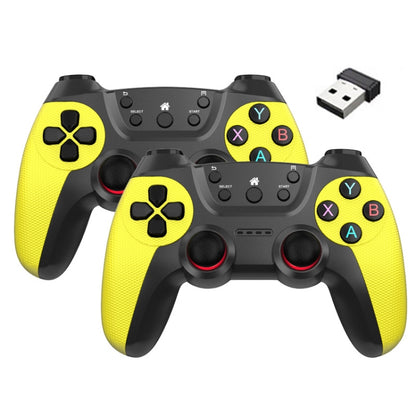 KM-029   2.4G One for Two Doubles Wireless Controller Support PC / Linux / Android / TVbox, KM-029 (Elegant Silver), KM-029 (Mint Green), KM-029 (Cangling Green), KM-029 (Vitality Orange), KM-029 (Rose Pink), KM-029 (Lemon Yellow), KM-029 (Mountain Blu...