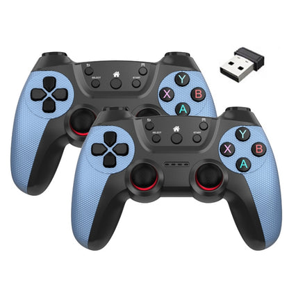KM-029   2.4G One for Two Doubles Wireless Controller Support PC / Linux / Android / TVbox, KM-029 (Elegant Silver), KM-029 (Mint Green), KM-029 (Cangling Green), KM-029 (Vitality Orange), KM-029 (Rose Pink), KM-029 (Lemon Yellow), KM-029 (Mountain Blu...