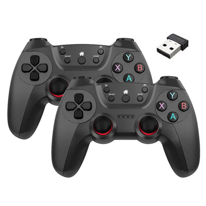 KM-029   2.4G One for Two Doubles Wireless Controller Support PC / Linux / Android / TVbox, KM-029 (Elegant Silver), KM-029 (Mint Green), KM-029 (Cangling Green), KM-029 (Vitality Orange), KM-029 (Rose Pink), KM-029 (Lemon Yellow), KM-029 (Mountain Blu...