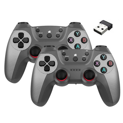 KM-029   2.4G One for Two Doubles Wireless Controller Support PC / Linux / Android / TVbox, KM-029 (Elegant Silver), KM-029 (Mint Green), KM-029 (Cangling Green), KM-029 (Vitality Orange), KM-029 (Rose Pink), KM-029 (Lemon Yellow), KM-029 (Mountain Blu...