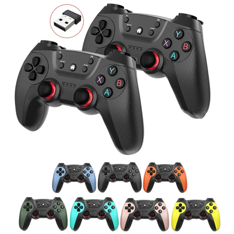 KM-029   2.4G One for Two Doubles Wireless Controller Support PC / Linux / Android / TVbox, KM-029 (Elegant Silver), KM-029 (Mint Green), KM-029 (Cangling Green), KM-029 (Vitality Orange), KM-029 (Rose Pink), KM-029 (Lemon Yellow), KM-029 (Mountain Blu...
