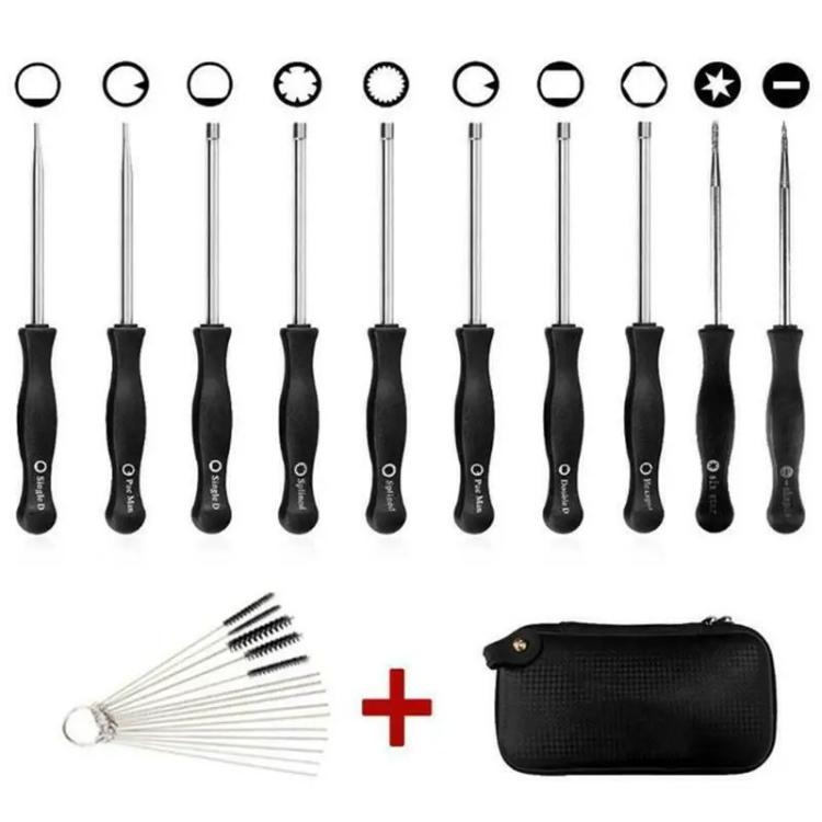 Jeu de 10 tournevis pour carburateur, 10 pièces/kit