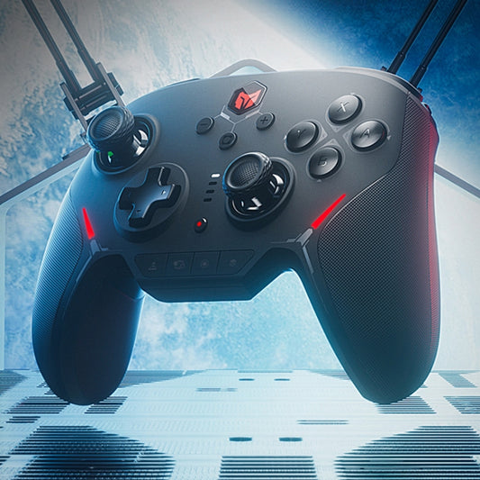 Manette de jeu entièrement mécanique Bluetooth filaire double mode compatible Switch / PC / Android / IOS, BIGBIGWON Blitz C2Pro, BIGBIGWON Blitz C2Pro+Base