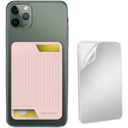 AhaStyle PT169 Mobile Phone Silicone Back Card Case Bus Card Bank Card Convenient Organizer, PT169 (Pink), PT169 (Black), PT169 (Green), PT169 (Purple)