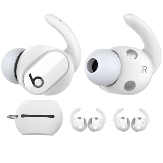 For Beats Studio Buds AhaStyle PT172 Earphone Silicone Ear Caps, Style:, Earcap x 3+Case (White), Earcap x 3+Case (Red), Earcap x 3+Case (Black), Earcap (White), Earcap (Black), Earcap (Red)