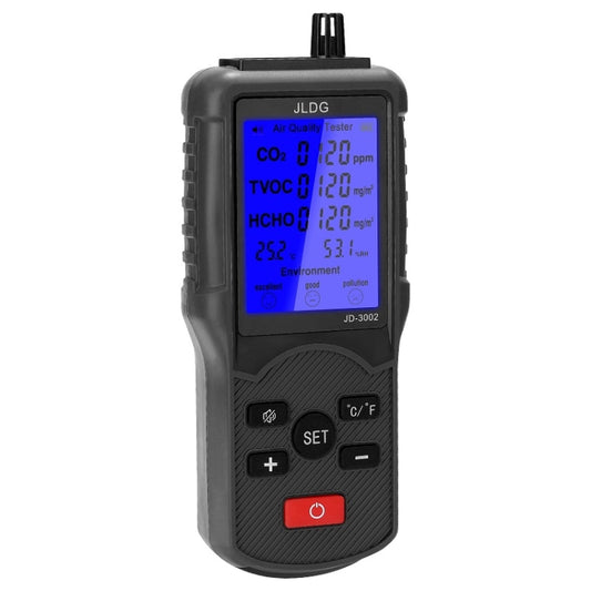 JD-3002 Carbon Dioxide Comprehensive Air Quality Temperature Humidity Detector, JD-3002