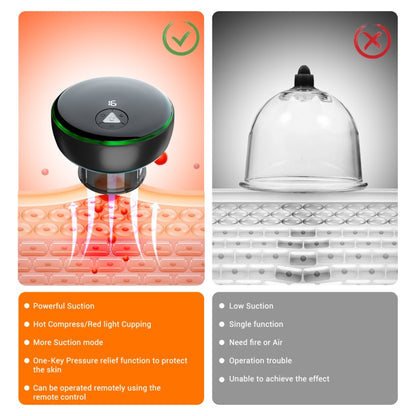 Intelligent Cupper With Breathing Light Electric Heated Scraping Instrument Meridian Unblocking Massage Instrument