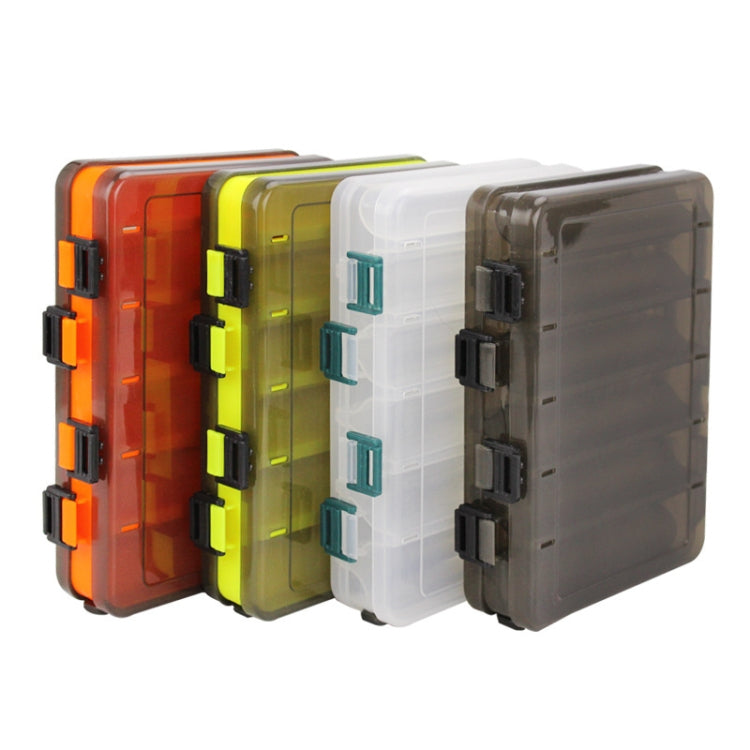 Boîte à outils double face Luya Translucide Organisateur d'appâts, HB326 10 compartiments, HB327 14 compartiments