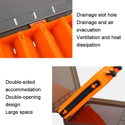 Boîte à outils double face Luya Translucide Organisateur d'appâts, HB326 10 compartiments, HB327 14 compartiments