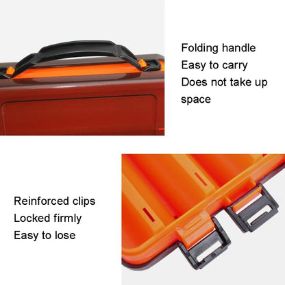 Boîte à outils double face Luya Translucide Organisateur d'appâts, HB326 10 compartiments, HB327 14 compartiments