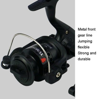 YUMOSHI JL200 Fishing Reel Without Line Plating Head Metal Movement Spinning Reel, Without Line (Electroplated Red), Without Line (Electroplated Blue), Without Line (Electroplated Yellow), Without Line (Electroplated Silver)                            ...