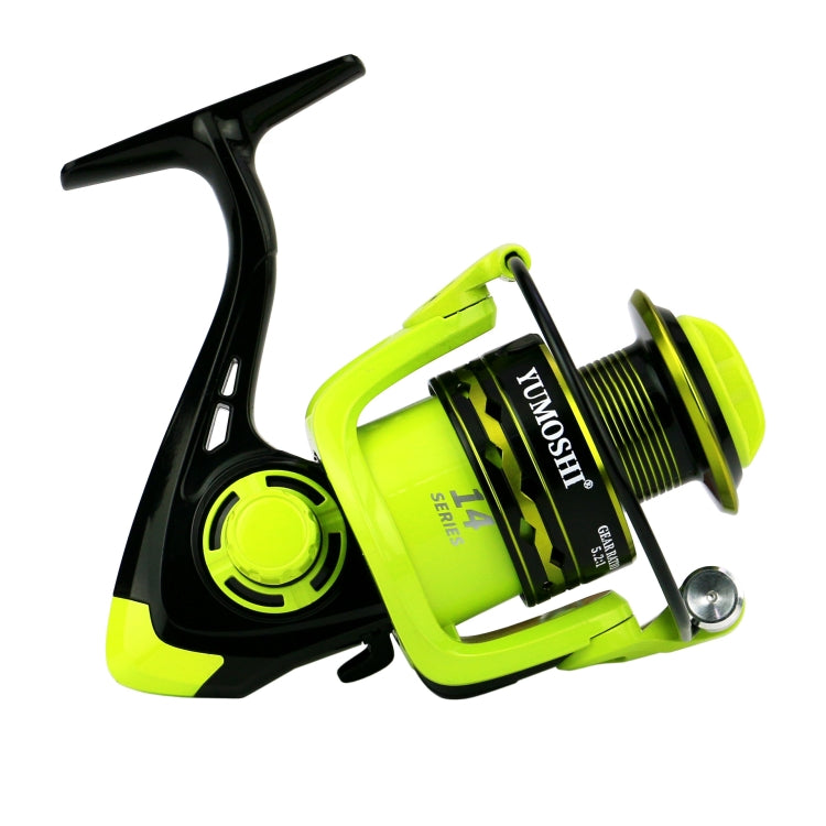 Moulinet de Pêche à Bobine Métallique Spinning Wheel, YUMOSHI OE2000 (Vert), YUMOSHI OE3000 (Vert), YUMOSHI OE4000 (Vert), YUMOSHI OE5000 (Vert), YUMOSHI OE6000 (Vert), YUMOSHI OE7000 (Vert)