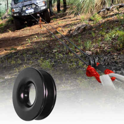 Aluminum Snatch Recovery Ring For 3/8, Black, Red, Blue