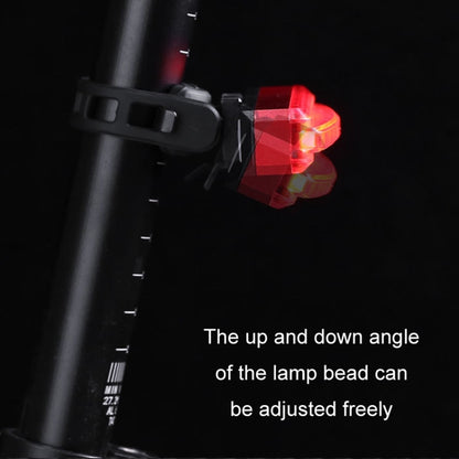 Bicycle Tail Light USB Rechargeable Waterproof Night Riding Warning Light