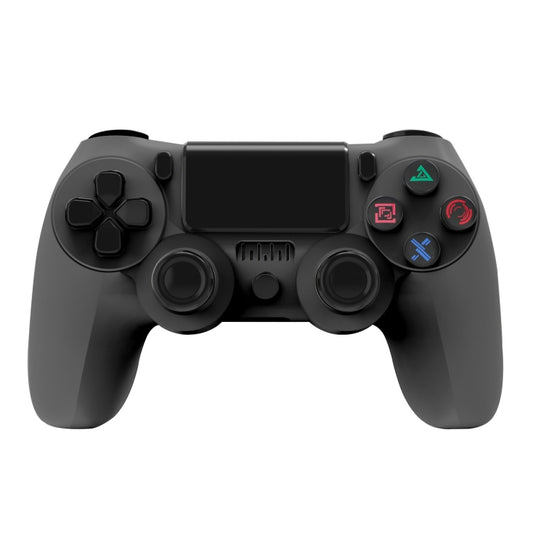 For PS4 Wireless Bluetooth Game Controller With Light Strip Dual Vibration Game Handle, White, Black, Red, Blue, Green, Rose Red, Letter, Line, Fire Ghost, Cartoon, Hulk, Skeleton, Gear, Lightning, Flame, Cloud, Burst, Wood Grain, Star Red             ...