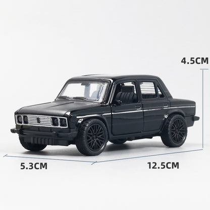 1:36 Alloy Car Model Three Open Door Small Car Toys Cake Ornaments
