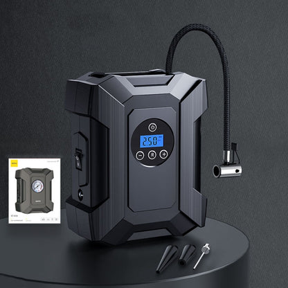 SUITU ST-818 Pompe à Air de Voiture Sans Fil, Compresseur de Pneu avec Éclairage LED, Affichage Numérique Sans Fil