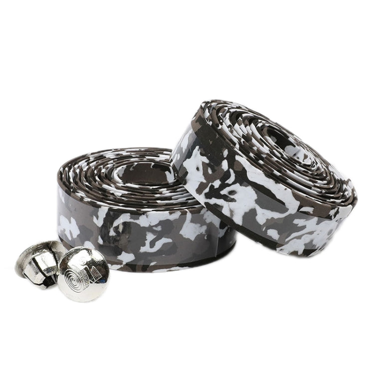 Sangles de guidon courbé de vélo camouflage