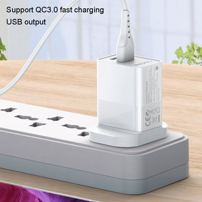 Yesido YC32PD20W + QC3.0 Dual-port Fast Charging Head Mobile Phone Charger, YC32 EU Plug