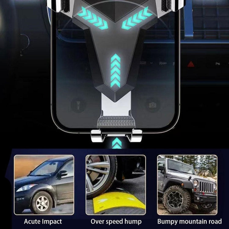 Gravity Navigation Car Air Outlet Triangular Mobile Phone Holder