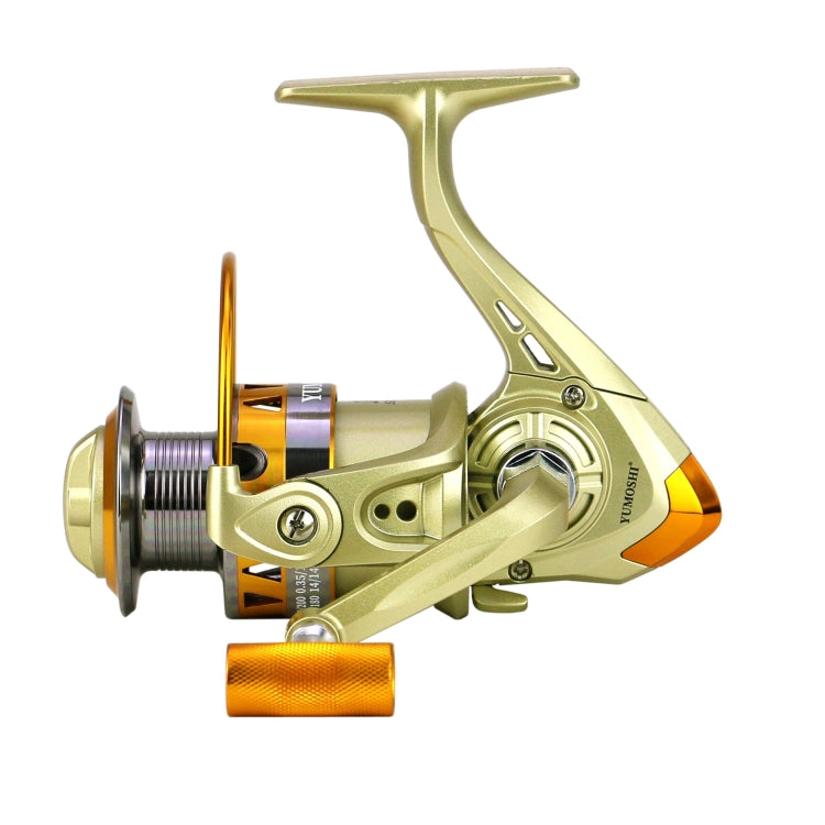 Spinning Fishing Reel 5.2:1 Gear Ratio Metal Spool Saltwater Fishing Tools, YUMOSHI JF2000, YUMOSHI JF3000, YUMOSHI JF4000, YUMOSHI JF5000, YUMOSHI JF6000, YUMOSHI JF7000