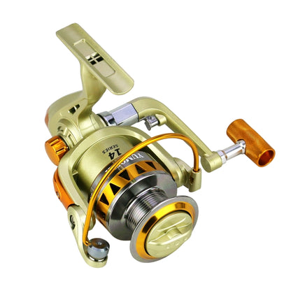 Spinning Fishing Reel 5.2:1 Gear Ratio Metal Spool Saltwater Fishing Tools, YUMOSHI JF2000, YUMOSHI JF3000, YUMOSHI JF4000, YUMOSHI JF5000, YUMOSHI JF6000, YUMOSHI JF7000