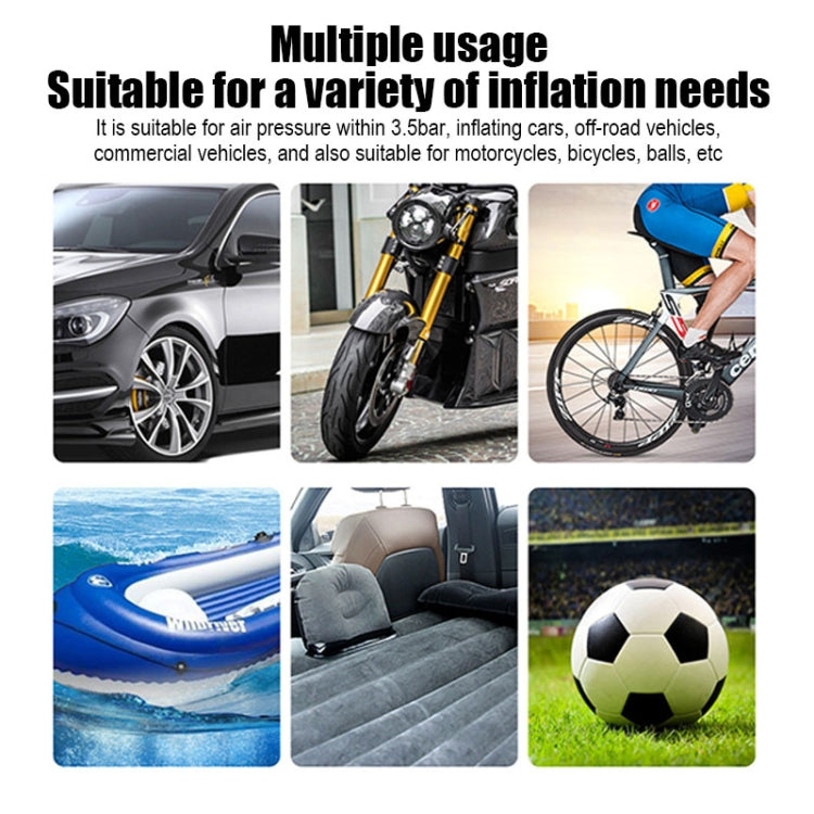SUITU ST-5002 Compresseur d'air de voiture DC 12V Gonfleur de pneu 150 PSI Pompe à air automatique, modèle à aiguille, modèle à affichage numérique, modèle à aiguille + boîte à outils, modèle à affichage numérique + boîte à outils