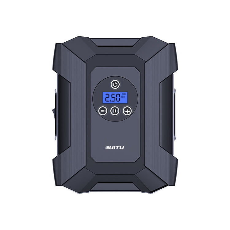 SUITU ST-818 DC 12V Pompe à air filaire pour voiture avec éclairage LED, modèle à aiguille, modèle à affichage numérique, modèle à aiguille + boîte à outils, modèle à affichage numérique + boîte à outils
