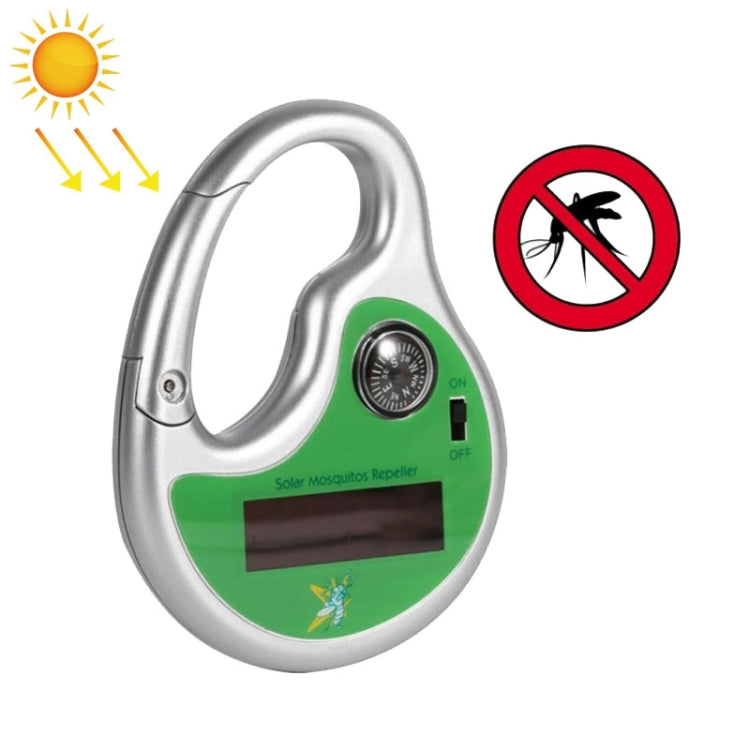Répulsif Moustiques Ultrasonique d'Extérieur Portable à Recharge Solaire Chasse-Moustiques et Insectes