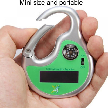 Répulsif Moustiques Ultrasonique d'Extérieur Portable à Recharge Solaire Chasse-Moustiques et Insectes