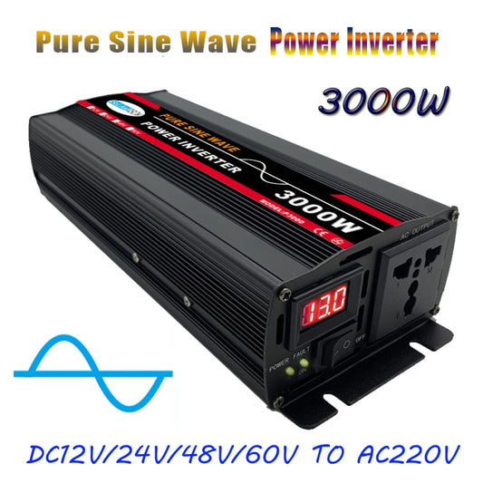 Inversor de corriente de onda sinusoidal para automóvil de alta potencia, 3000 W (reales 500 W) 12 V a 220 V, 3000 W (reales 500 W) 24 V a 220 V, 3000 W (reales 500 W) 48 V a 220 V, 3000 W (reales 500 W) 60 V a 220 V, 4000 W (reales 800 W) 12 V a 220 V, 4000 W (reales 800 W) 24 V a 220 V�����...