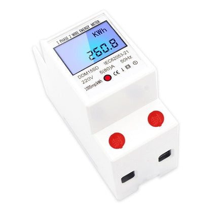 DDM15SD Single-phase Multi-function Rail Meter with Backlight LCD Display