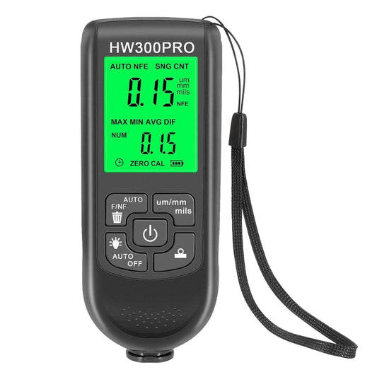 HW-300PRO High Precision Coating Paint Powder Layer Thickness Gauge Anti-slip Paint Film Gauge, HW-300PRO Black, HW-300PRO White