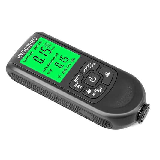 HW-300PRO High Precision Coating Paint Powder Layer Thickness Gauge Anti-slip Paint Film Gauge, HW-300PRO Black, HW-300PRO White