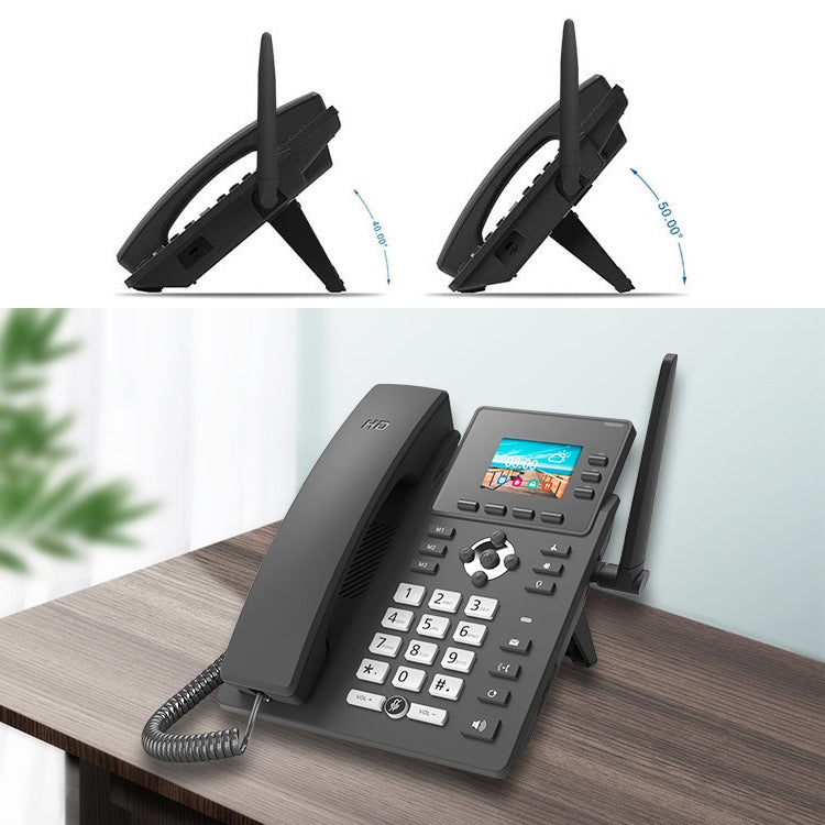S01 Téléphone réseau VOIP intelligent 4G Full Netcom Conférence audio SIPBureau sans fil fixe, S01