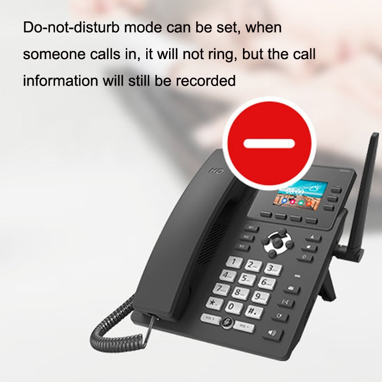 S01 Téléphone réseau VOIP intelligent 4G Full Netcom Conférence audio SIPBureau sans fil fixe, S01