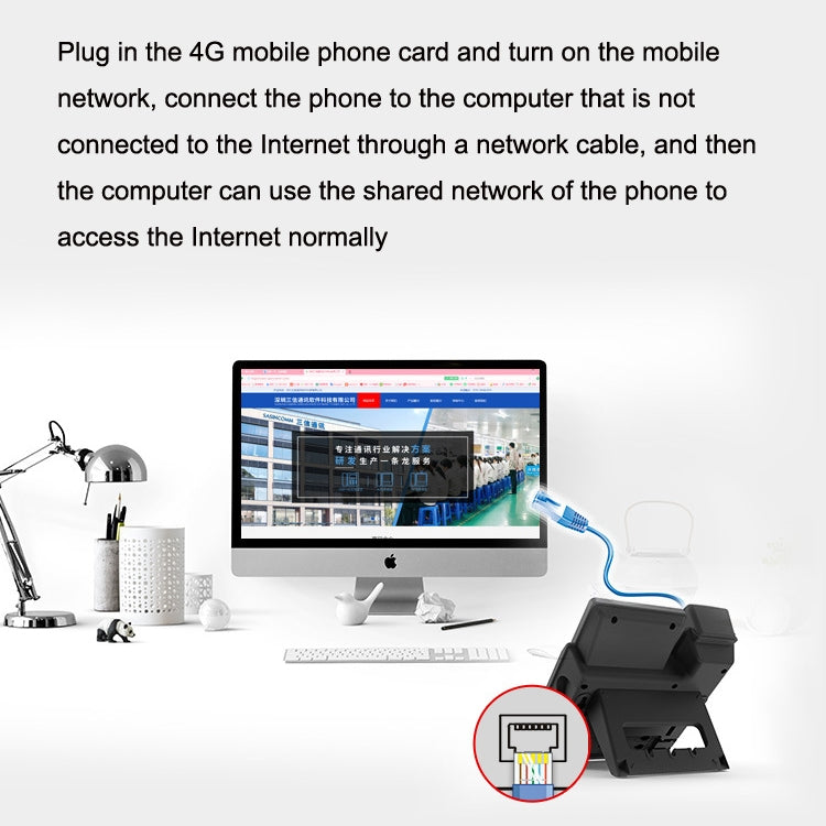 S01 Téléphone réseau VOIP intelligent 4G Full Netcom Conférence audio SIPBureau sans fil fixe, S01