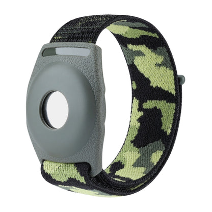 For AirTag Anti-Lost Device Case Locator Nylon Loop Watch Strap Wrist Strap, 17cm (Army Green Camouflage), 22cm (Army Green Camouflage), 17cm (Deep Green Camouflage), 22cm (Deep Green Camouflage), 17cm (Purple Camouflage), 22cm (Purple Camouflage)     ...
